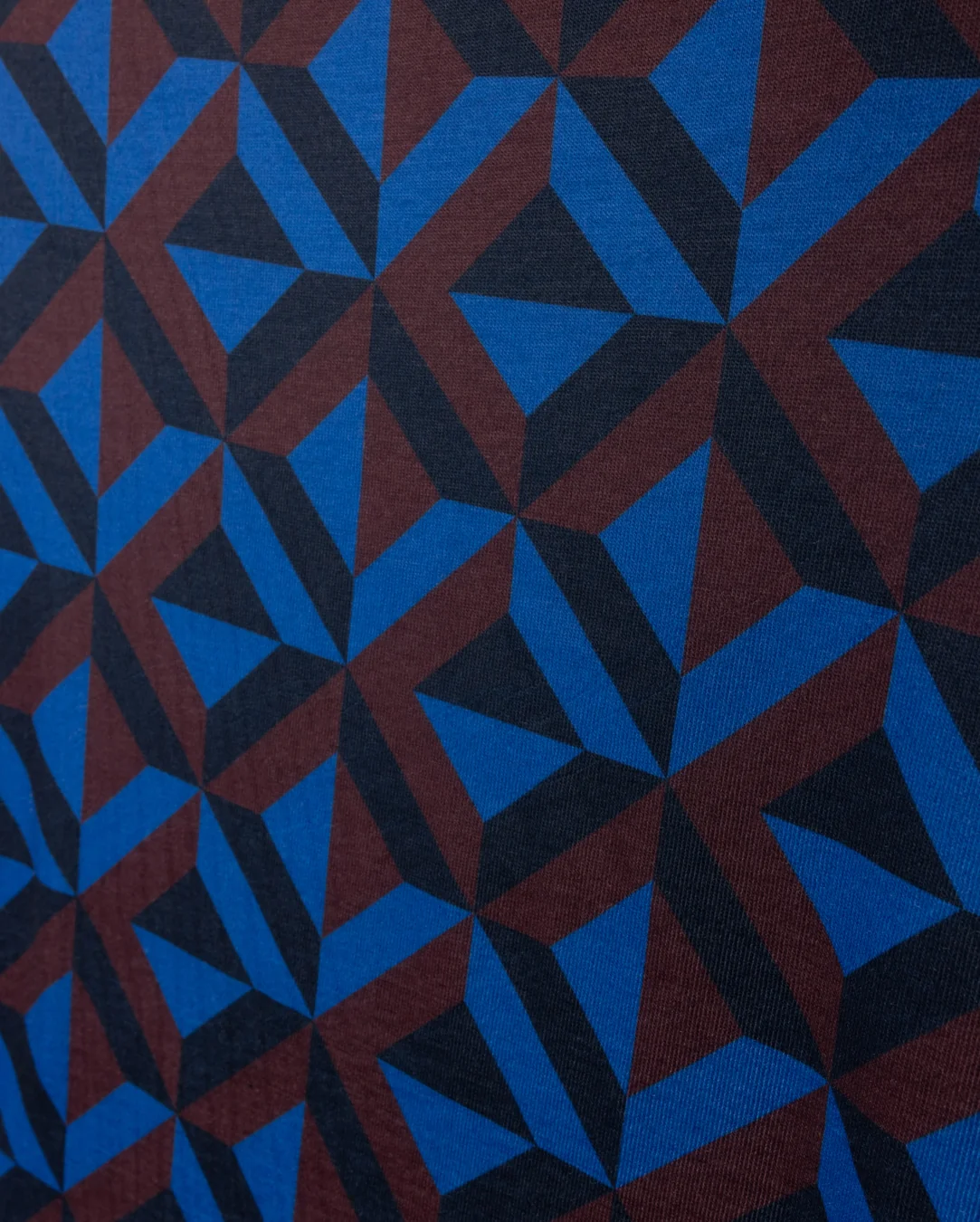Geometric Print Turtleneck - Image 2