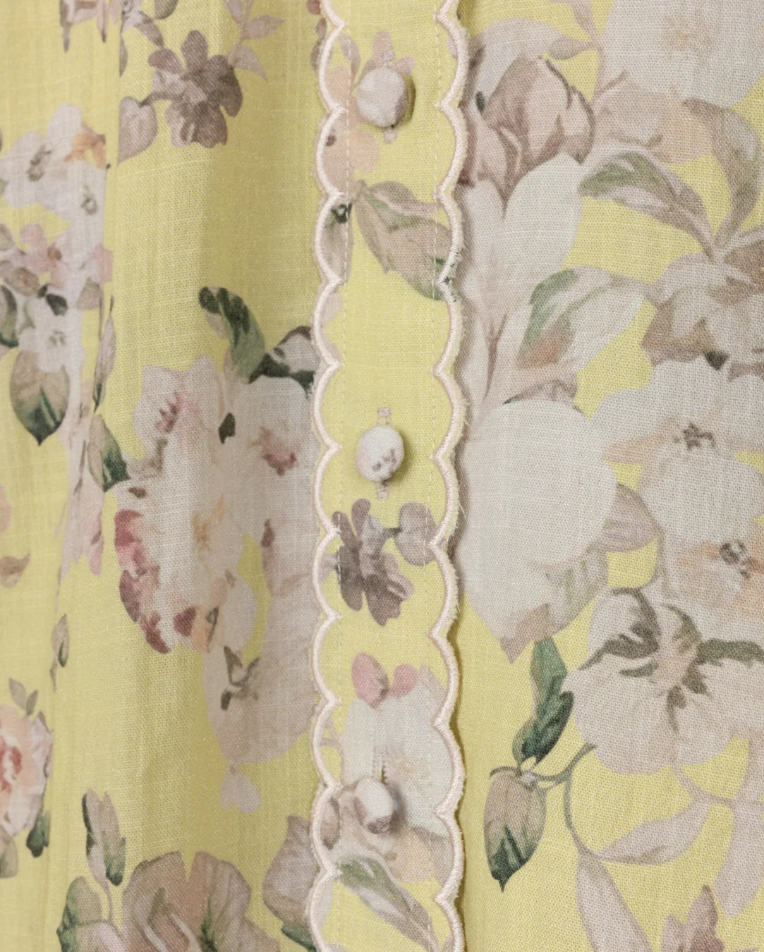 Kal Floral Linen Blouse - Image 2