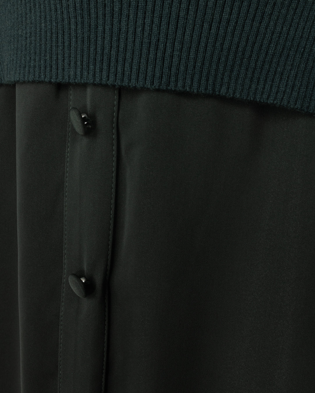 Knit and Fabric Dress - Image 2