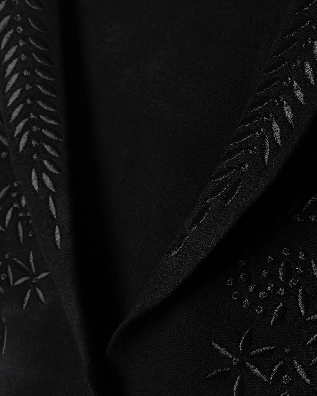 Knit Embroidered Crop Blazer - Image 2