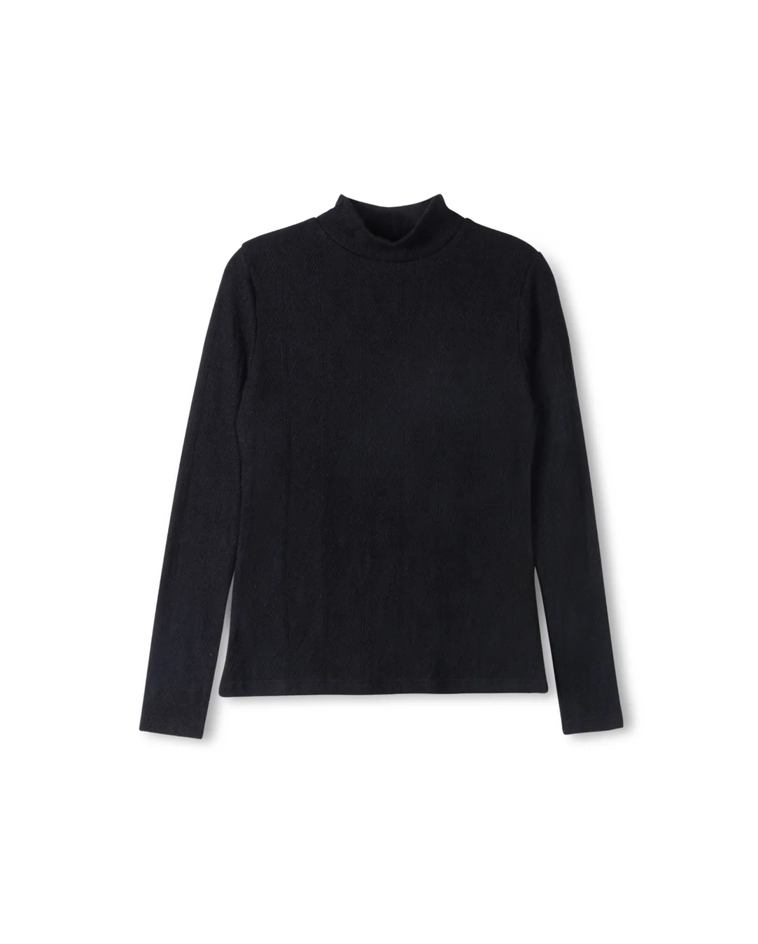 Knit Textured Turtleneck - Image 2