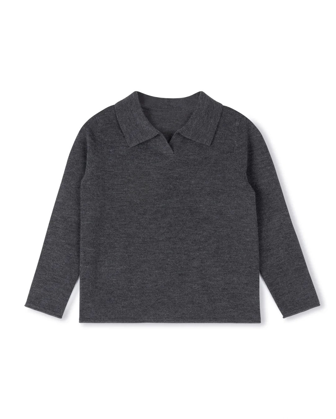 Knit V-Collared Sweater - Image 4