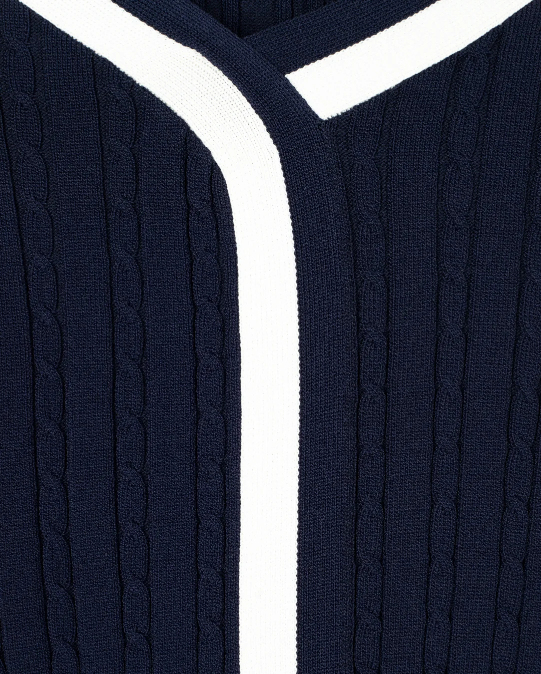 Knit V-neck Flair Sweater - Image 3