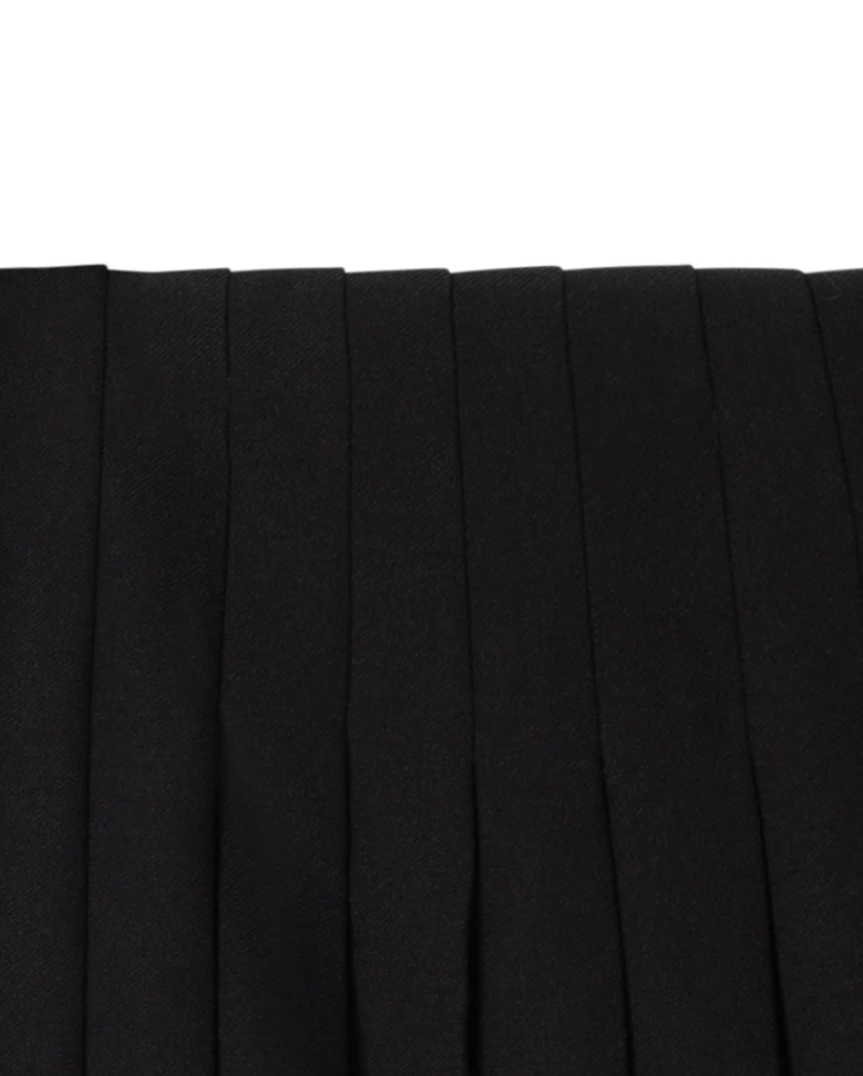 Kylie Textured Wool Skirt - Image 6