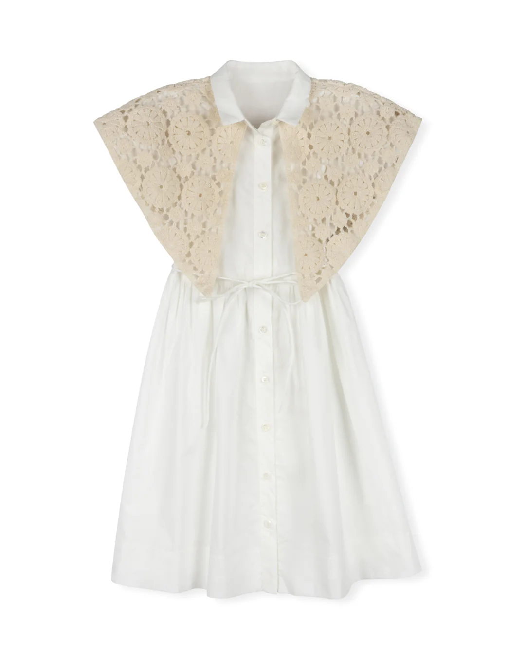Lester Crochet Cape Dress
