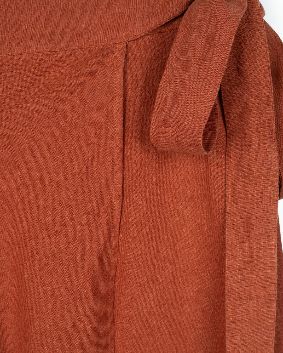 Linen Maxi Wrap Skirt - Image 2