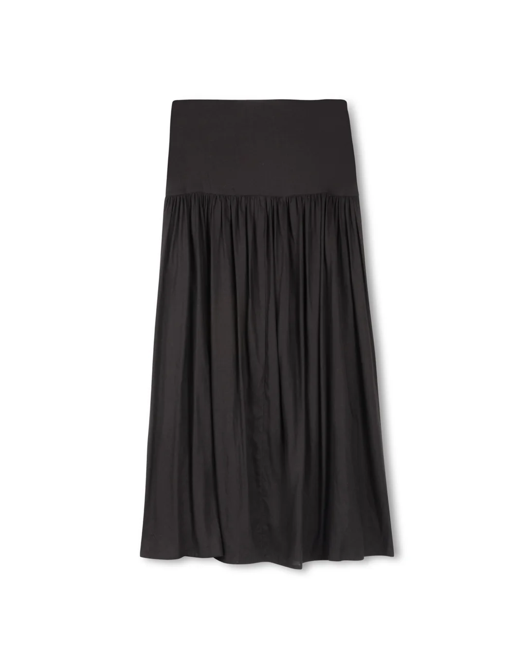 Linen Yolk And Pleat Skirt - Image 2
