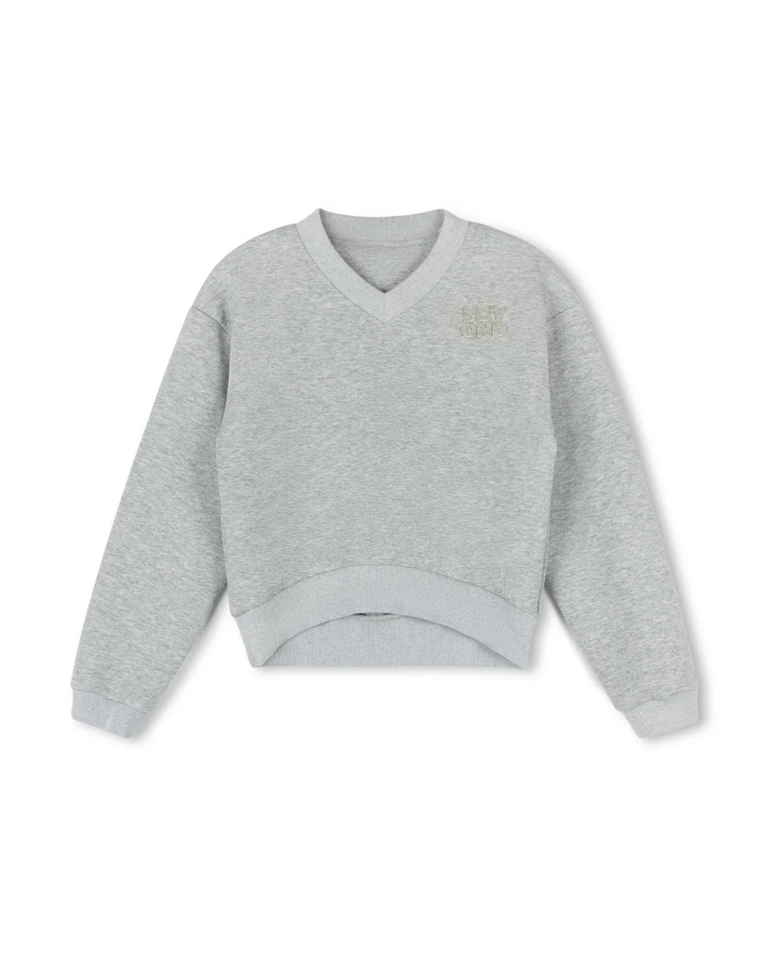 Logo V-neck Sweatshirt