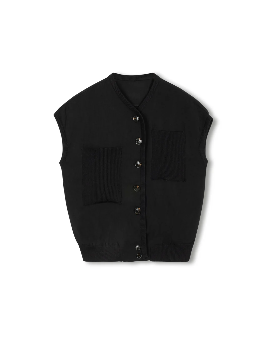Loha Trimmed Knit Vest - Image 3