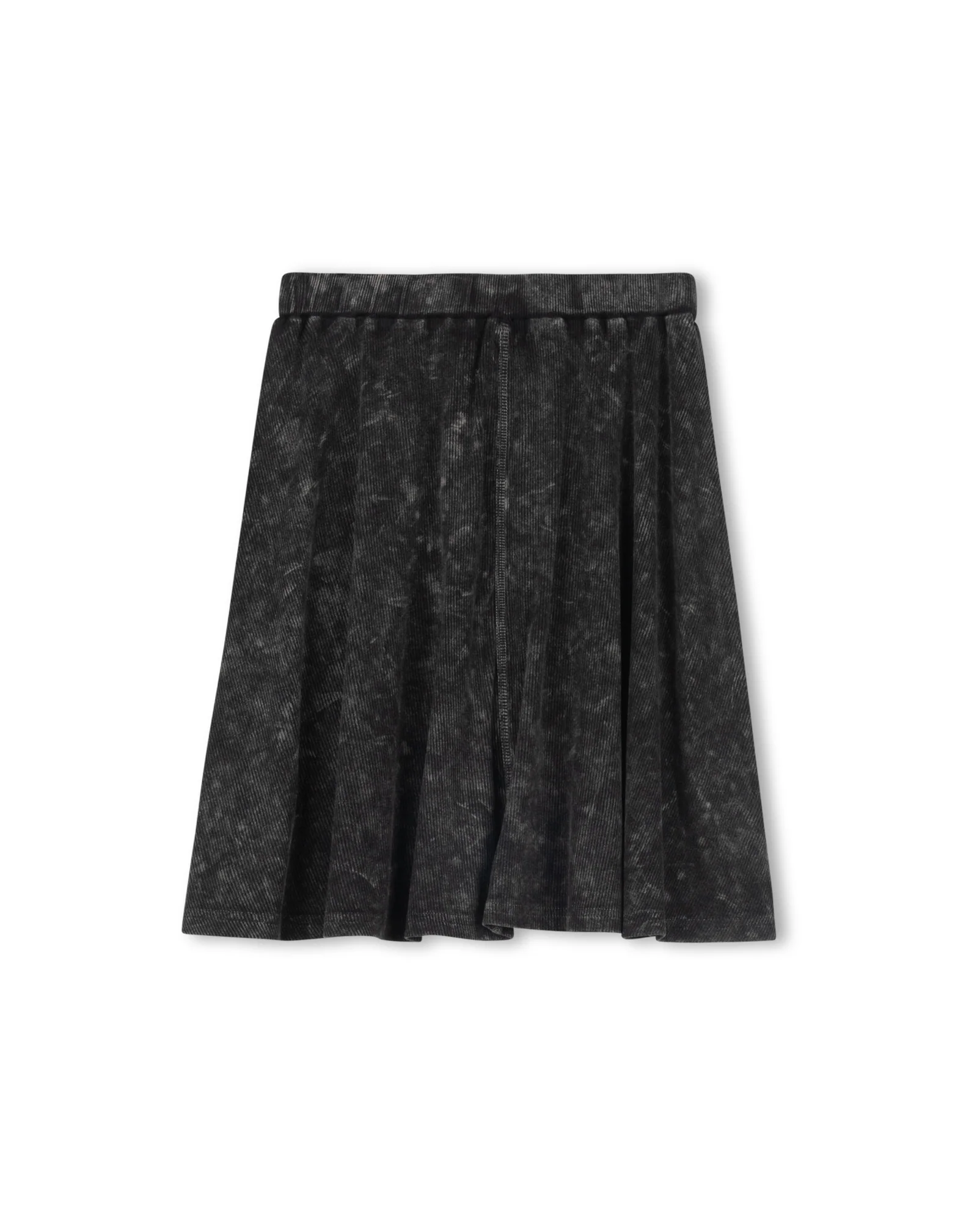 Mineral Wash A-line Ribbed Skirt - Image 5
