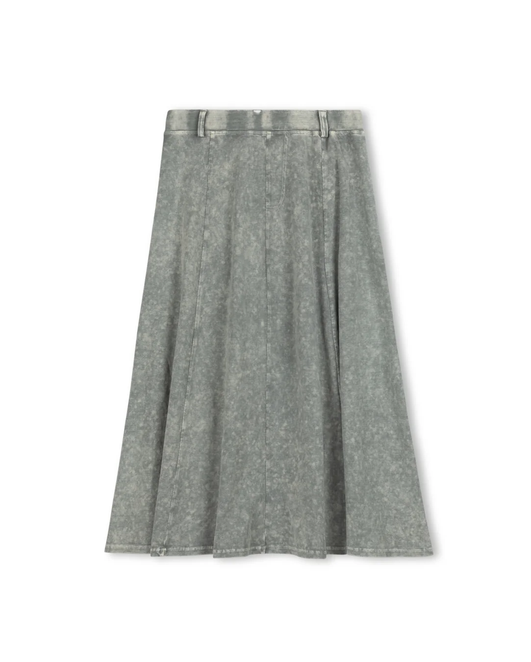 Mineral Wash Panel Flyfront Skirt - Image 7