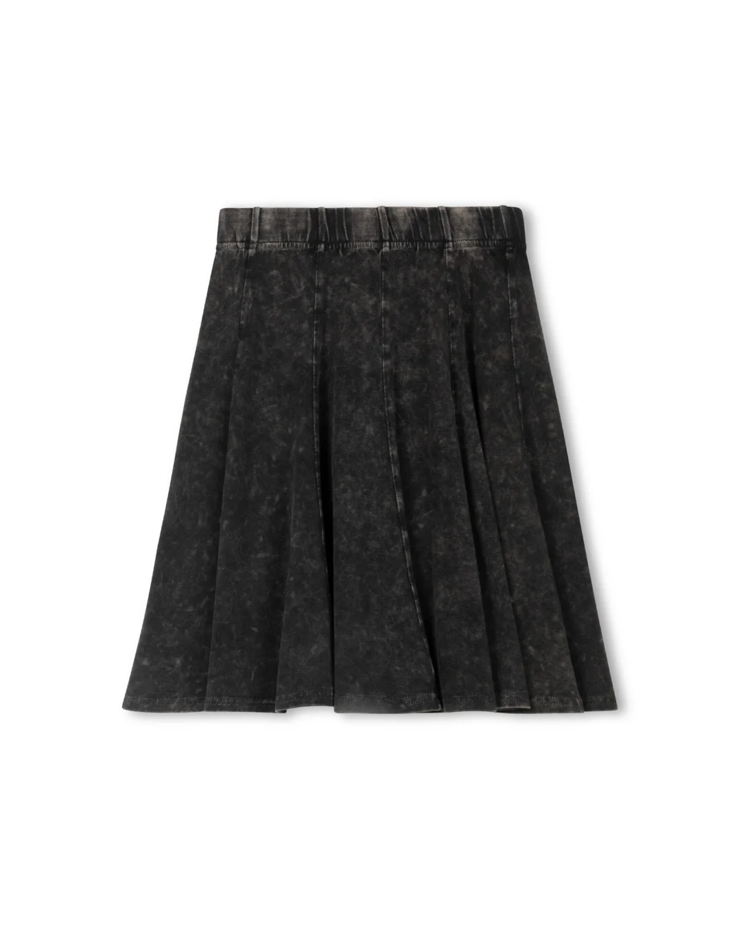 Mineral Wash Paneled Short Skirt - Image 2