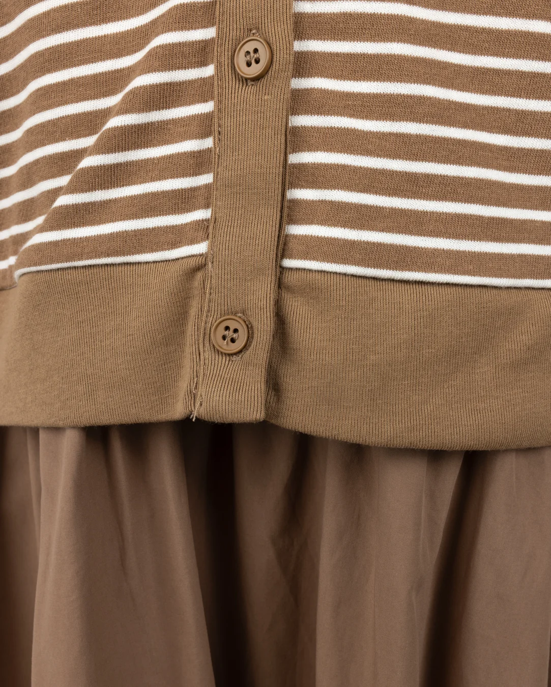 Mixed Media Cardigan Dress - Image 2