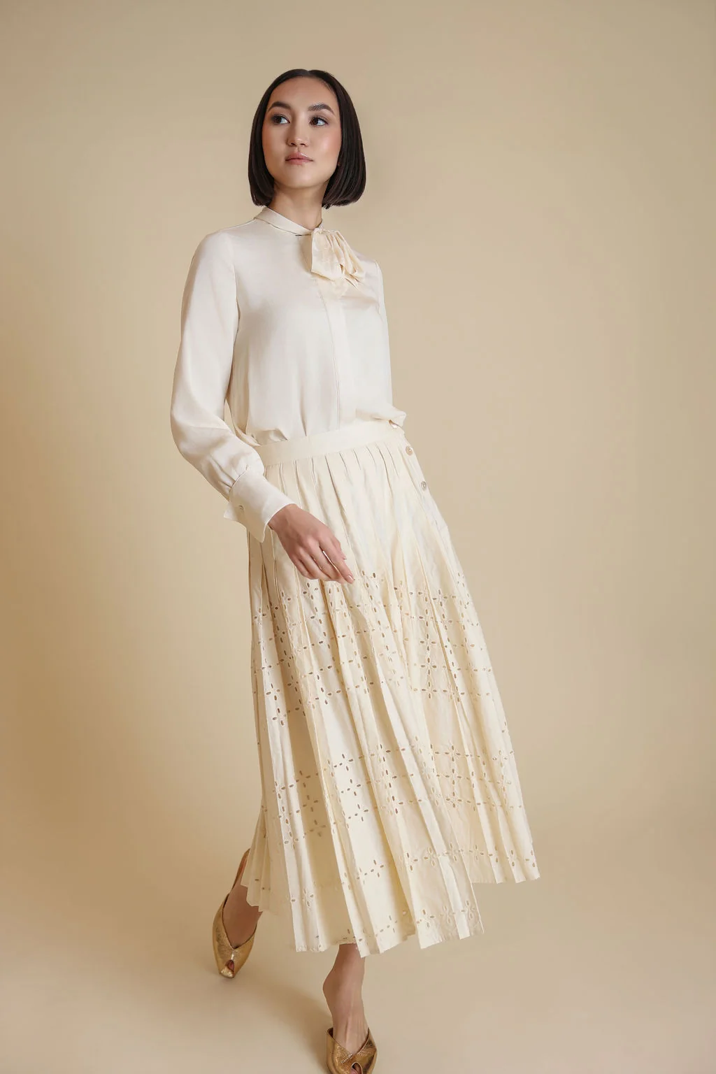 Neck Tie Blouse - Image 4