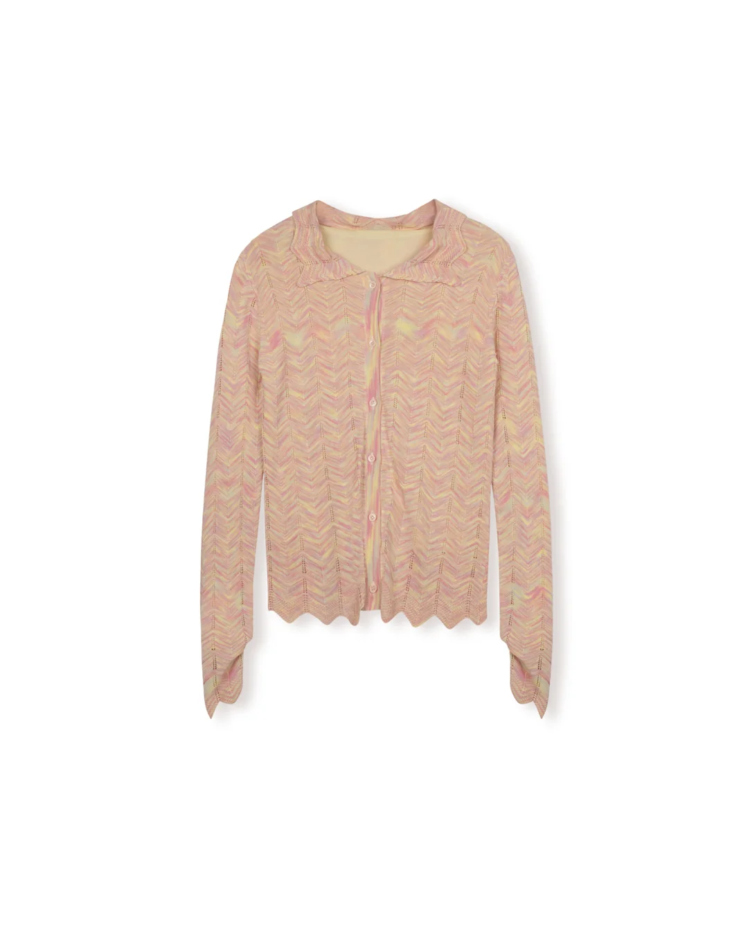 Nia Chevron Knit Shacket