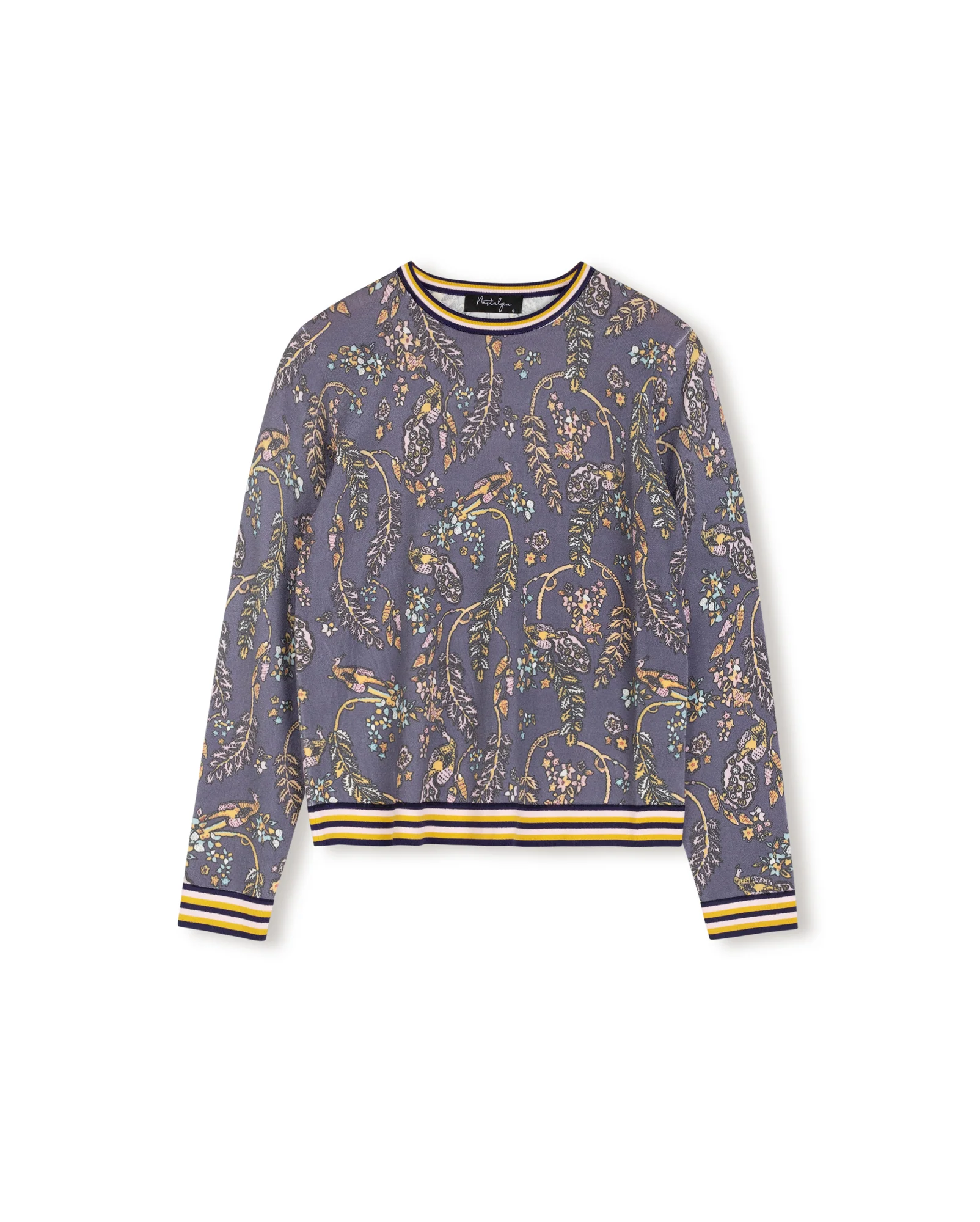 Paisley Jacquard Sweater - Image 4