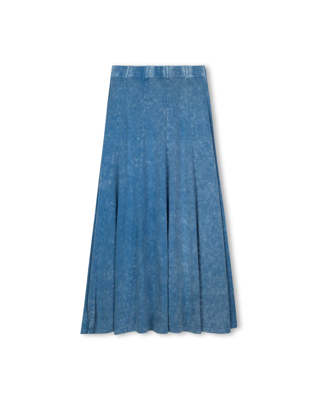 Paneled Midi Mineral Wash Skirt - Image 6