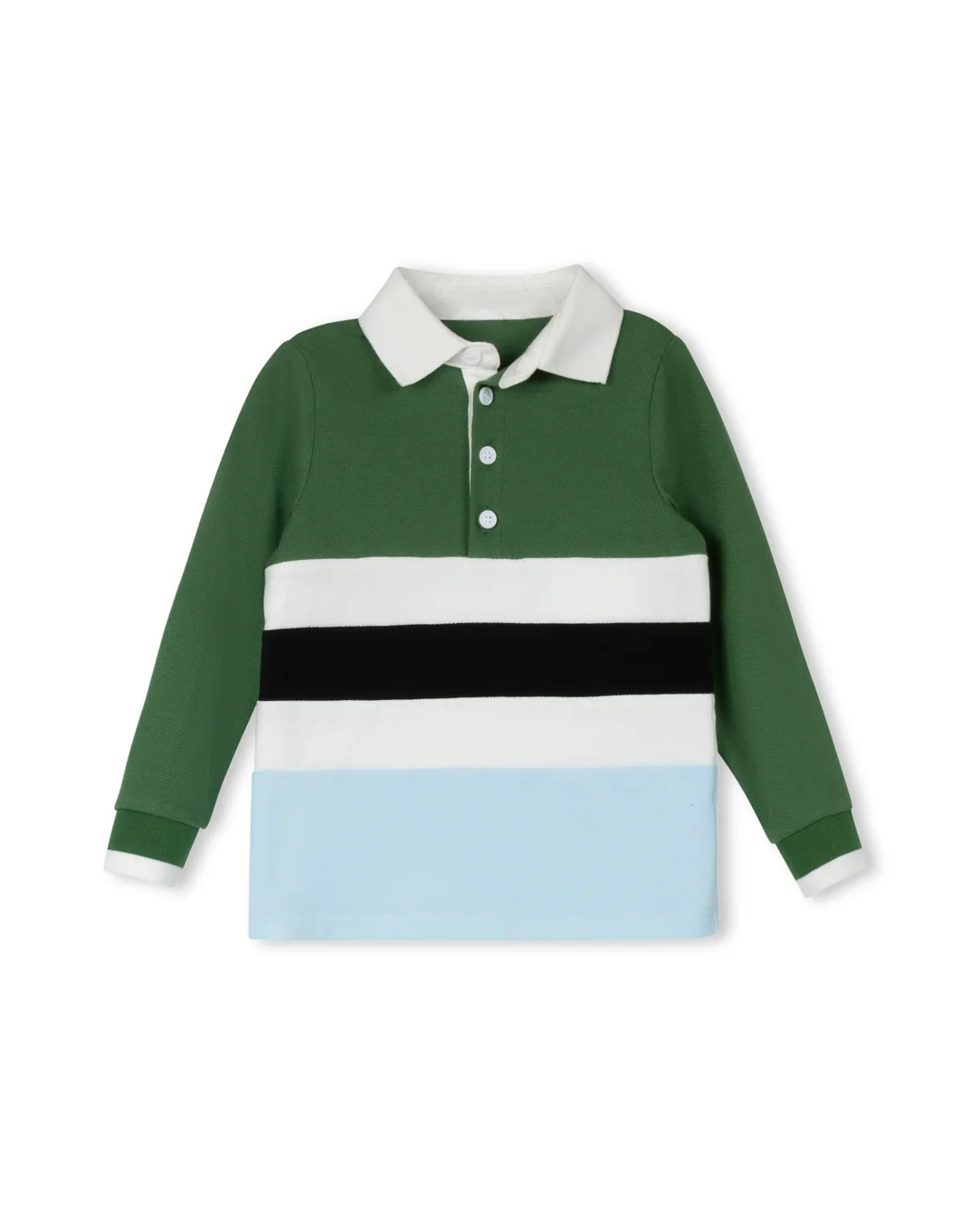 Pique Stripe LS Polo - Image 3