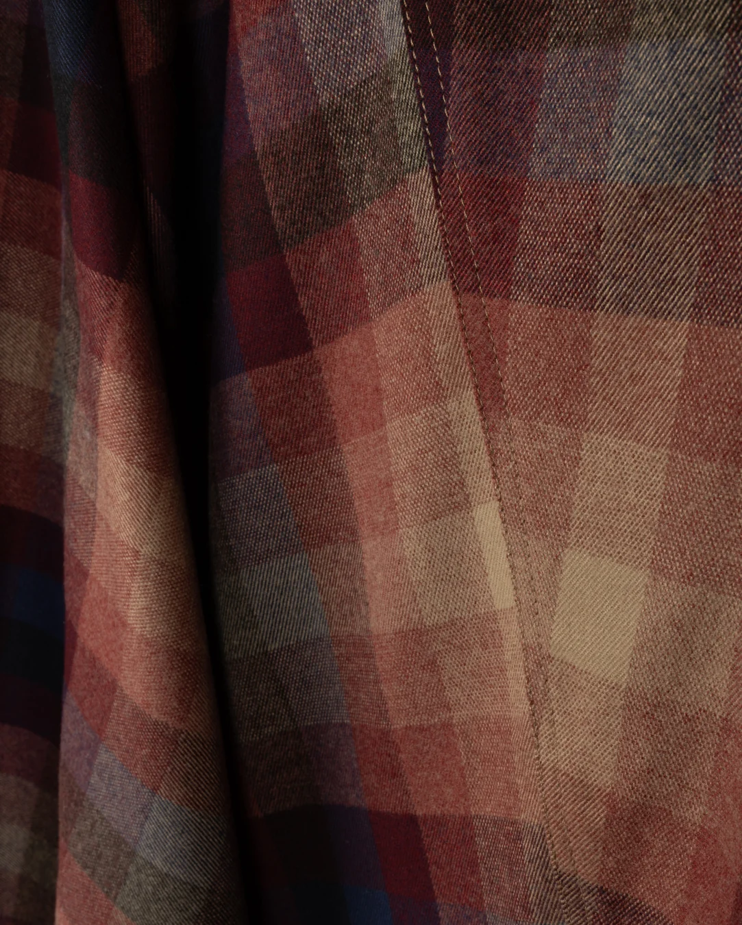 Plaid Side Ruffle Skirt - Image 2