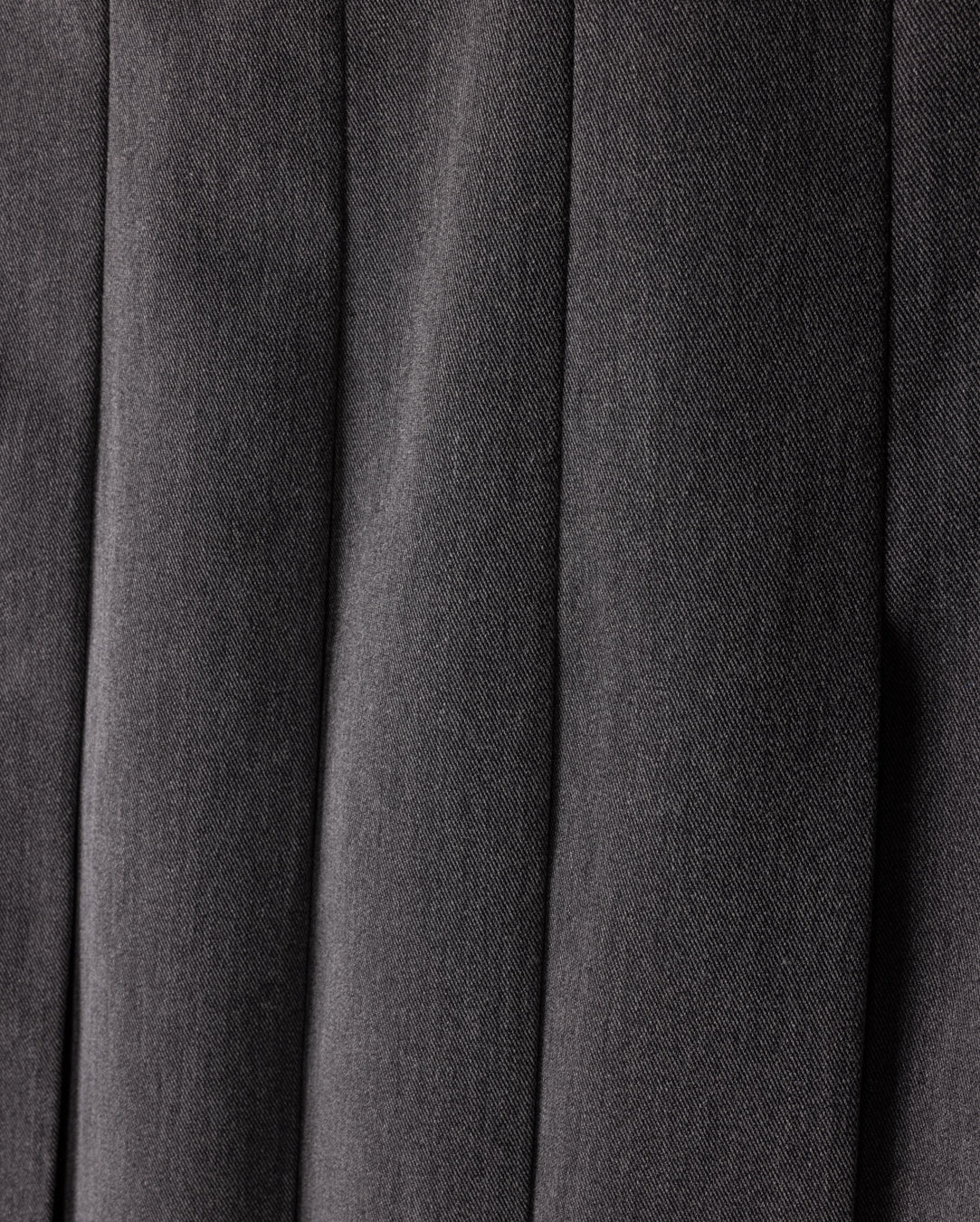 Pleated Belted Wool Skirt - Image 6