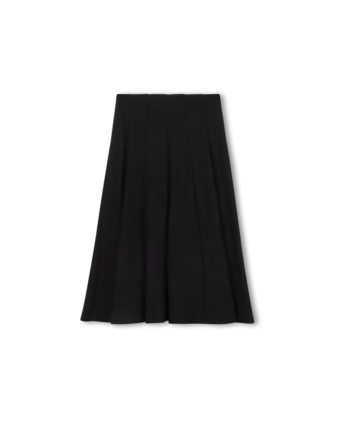 Ponte Panel Knee Skirt