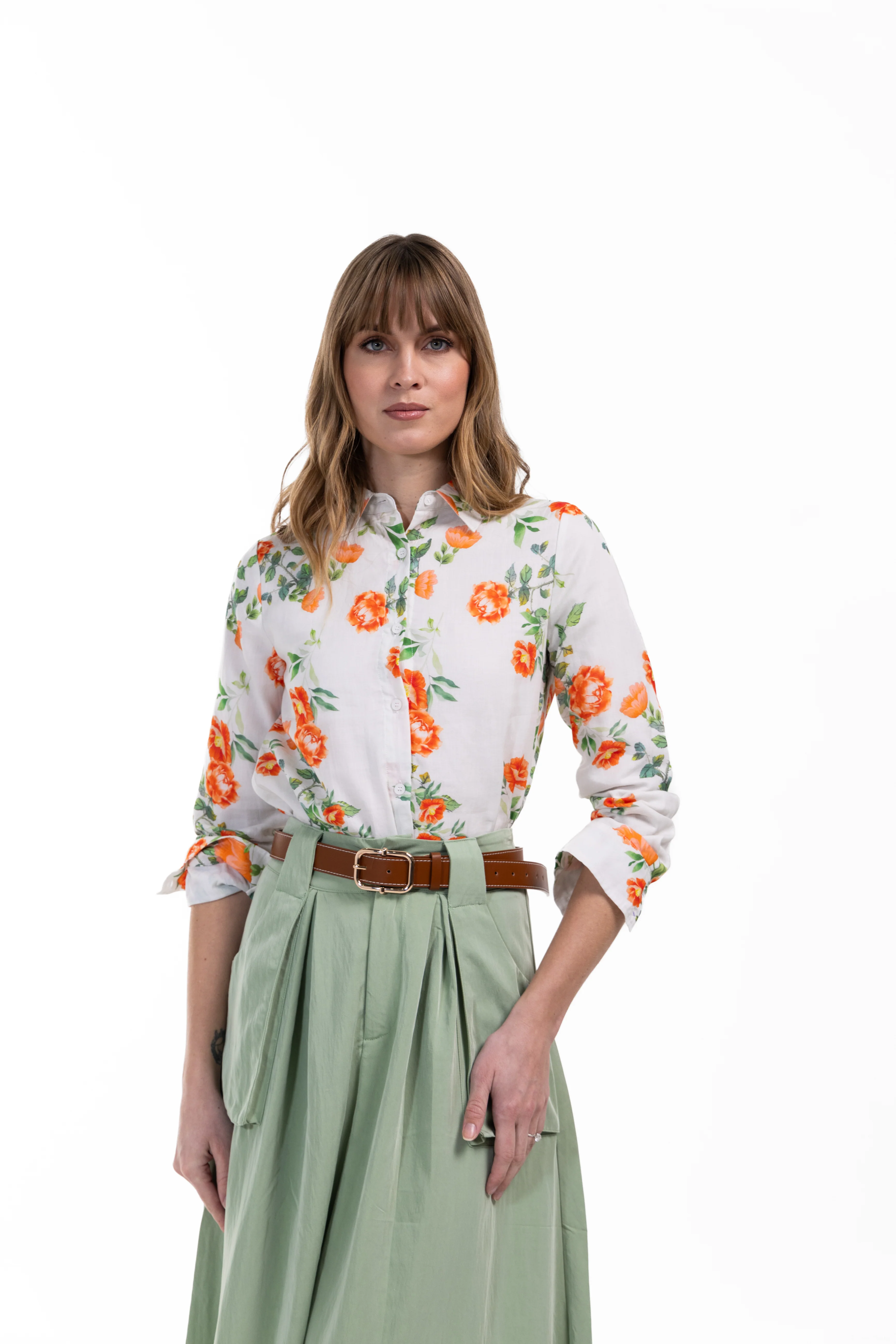 Printed Floral Blouse - Image 5