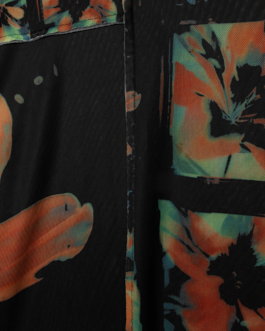 Raw Edged Mesh Top - Image 2