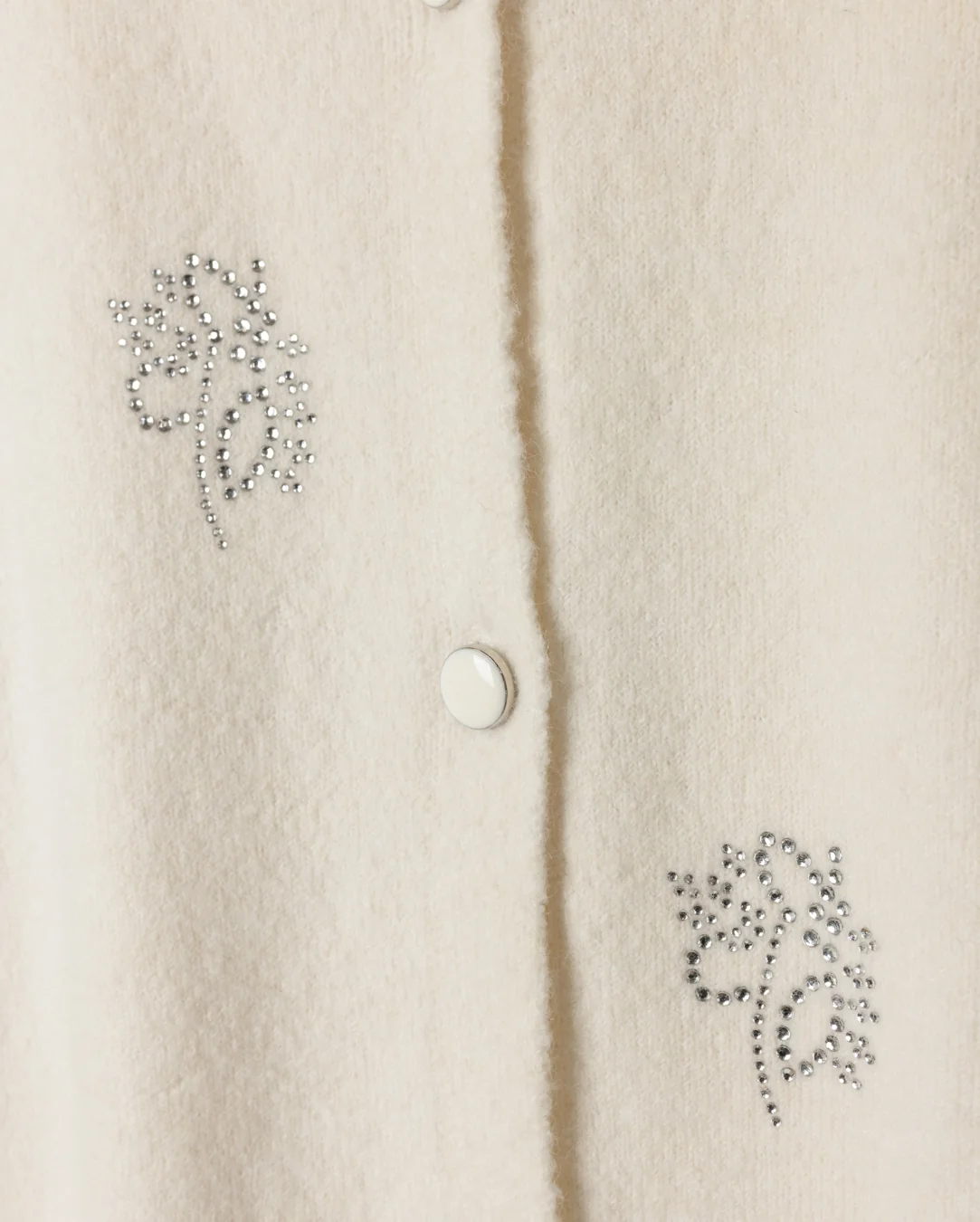 Rhinestone Applique Cardigan - Image 2