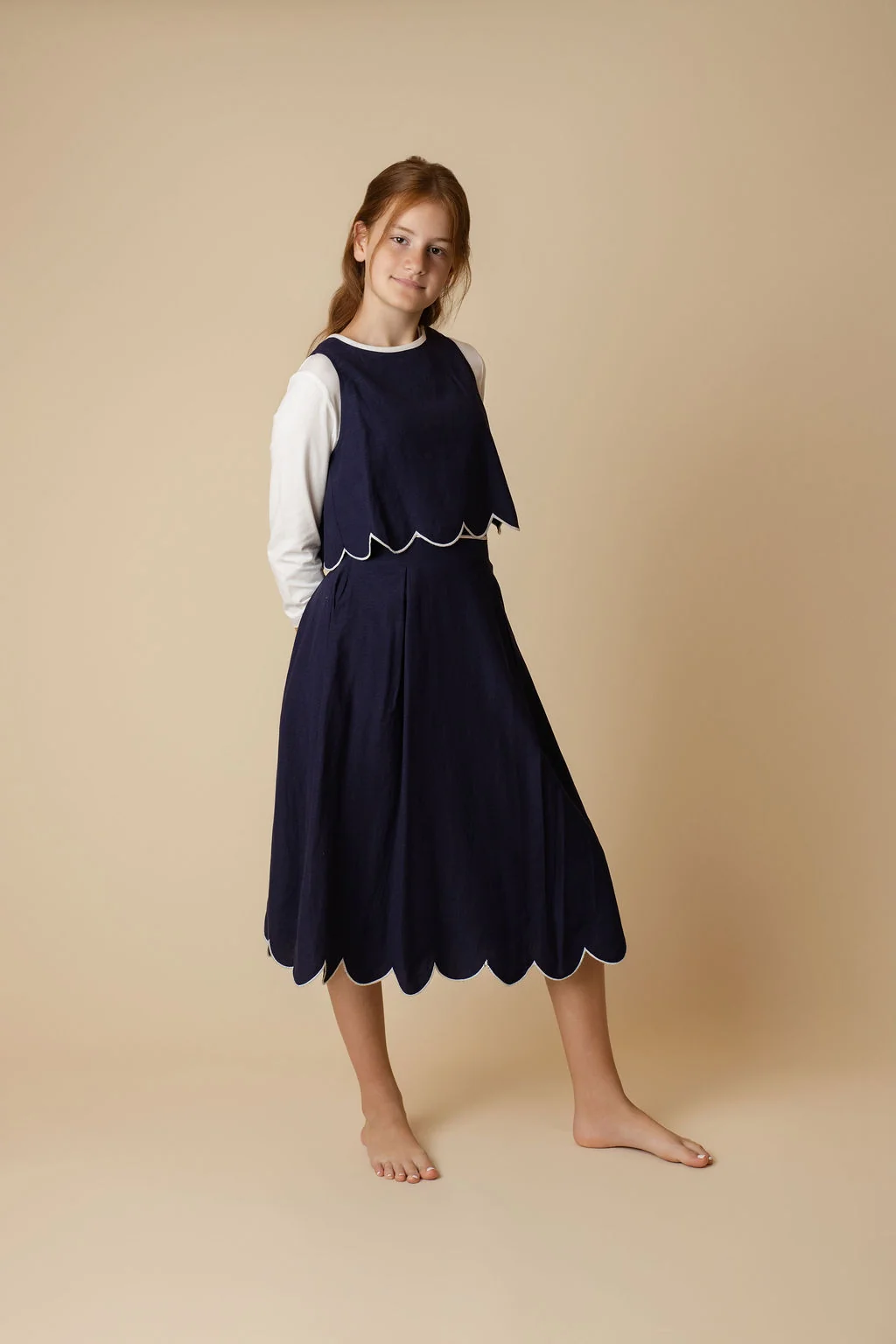 Scallop Trim Vest - Image 3