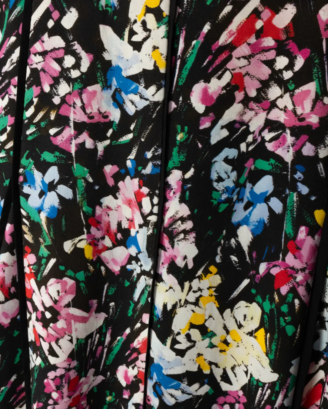 Scuba Floral Printed Maxi Skirt - Image 2