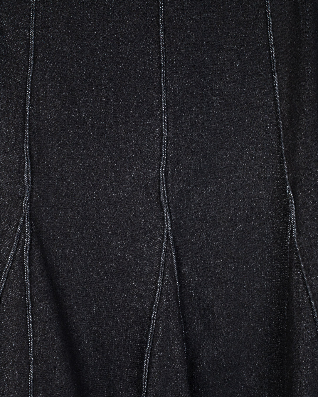 Seamed Denim Maxi Skirt - Image 4