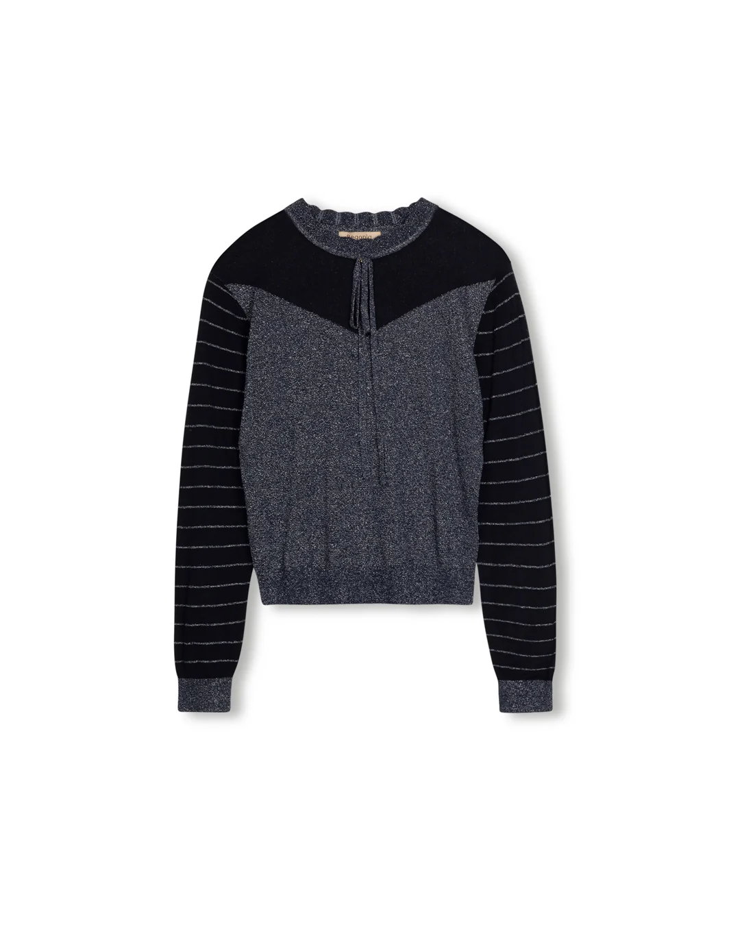 Shimmer Knit Sweater - Image 3