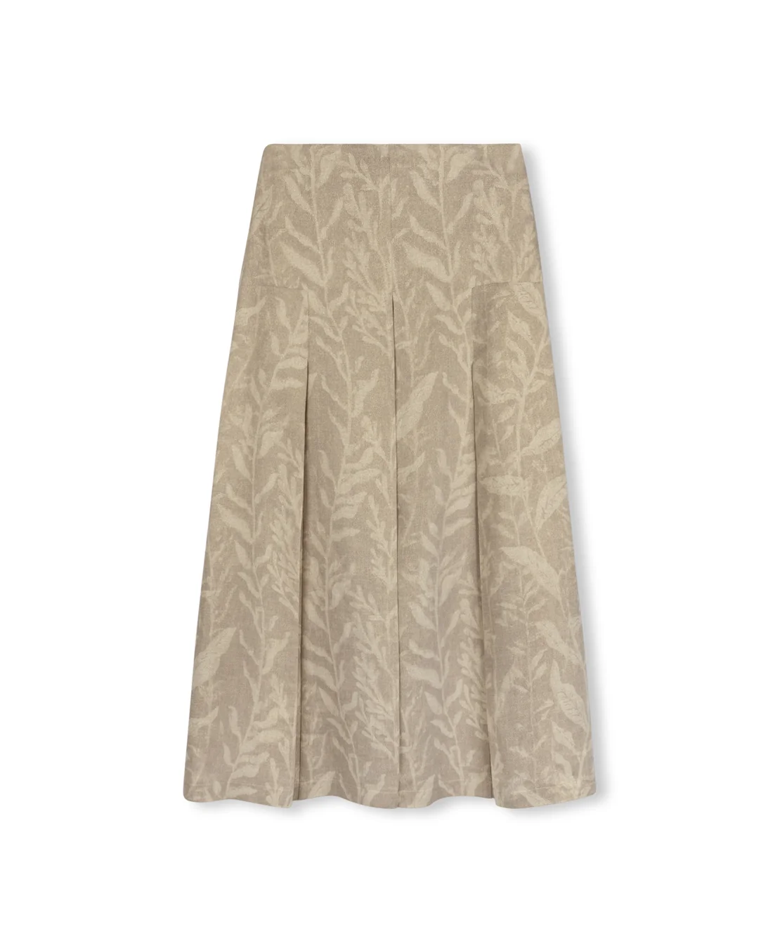Shimmer Printed Pleated Skirt