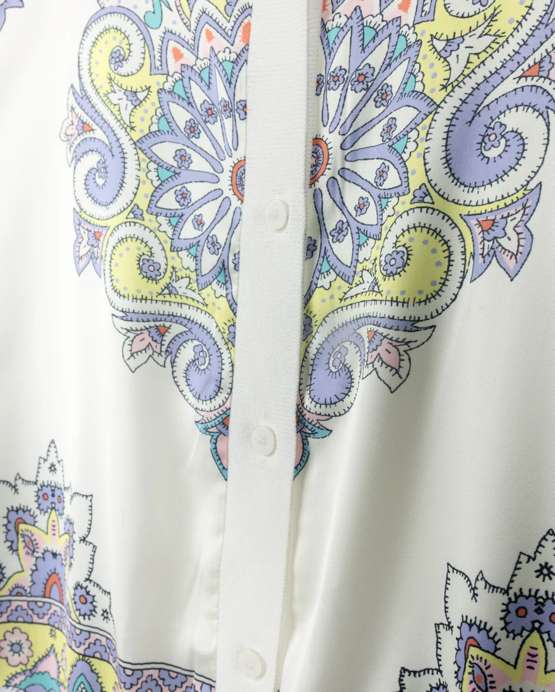 Silk Printed  Cardigan - Image 2