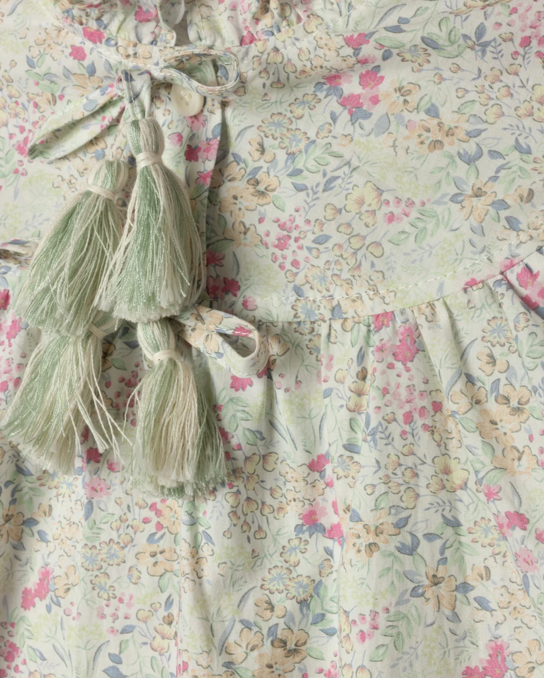 Slater Ruffle Neck Floral Blouse - Image 2