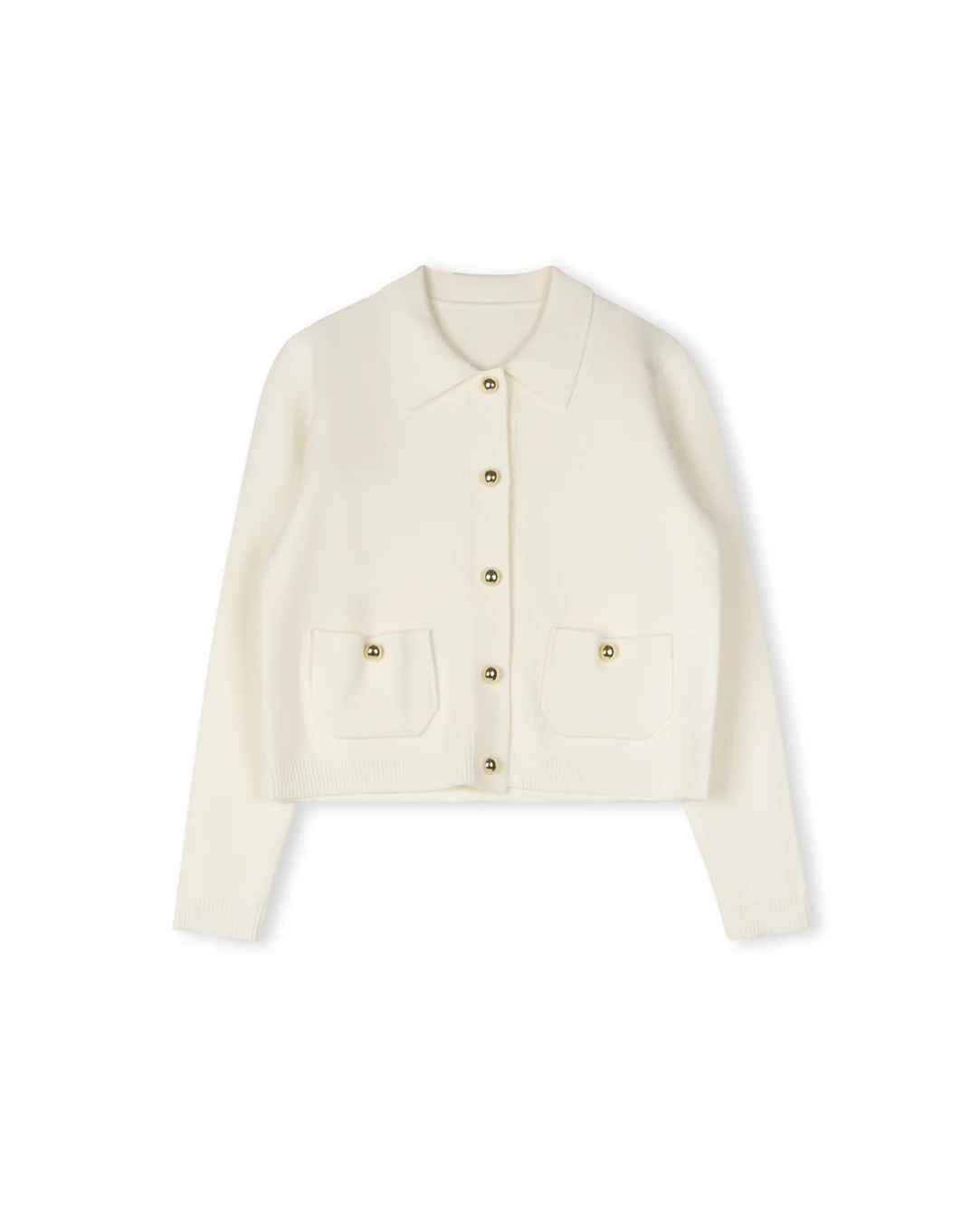 Smooth Knit Pocket Cardigan