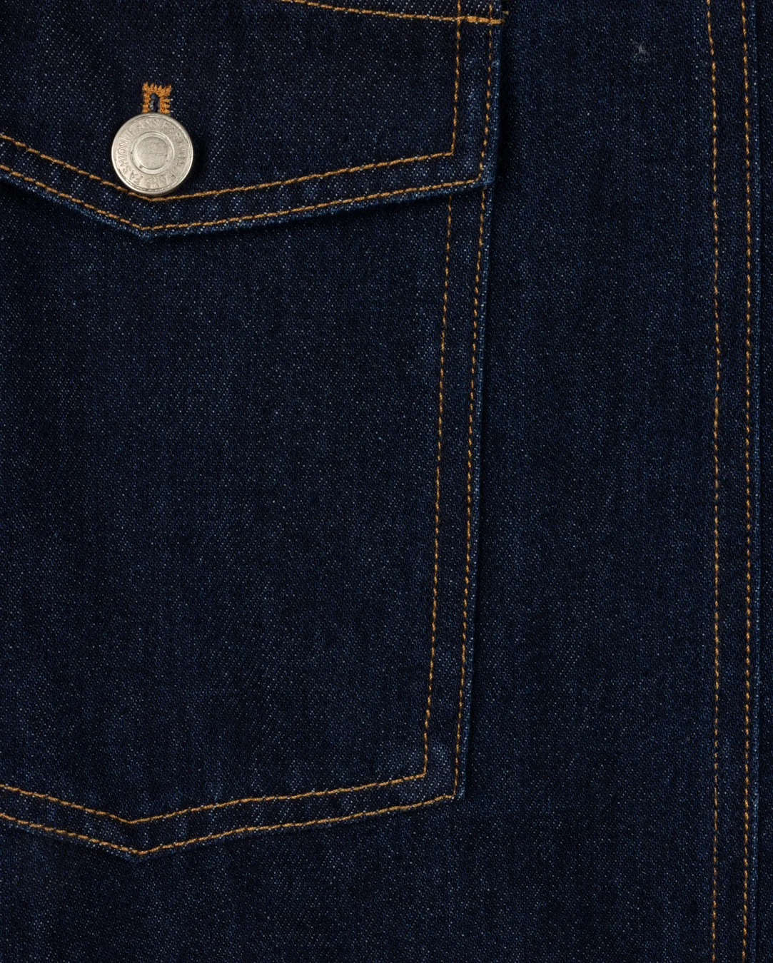 Straight Front Pocket Denim Skirt - Image 5