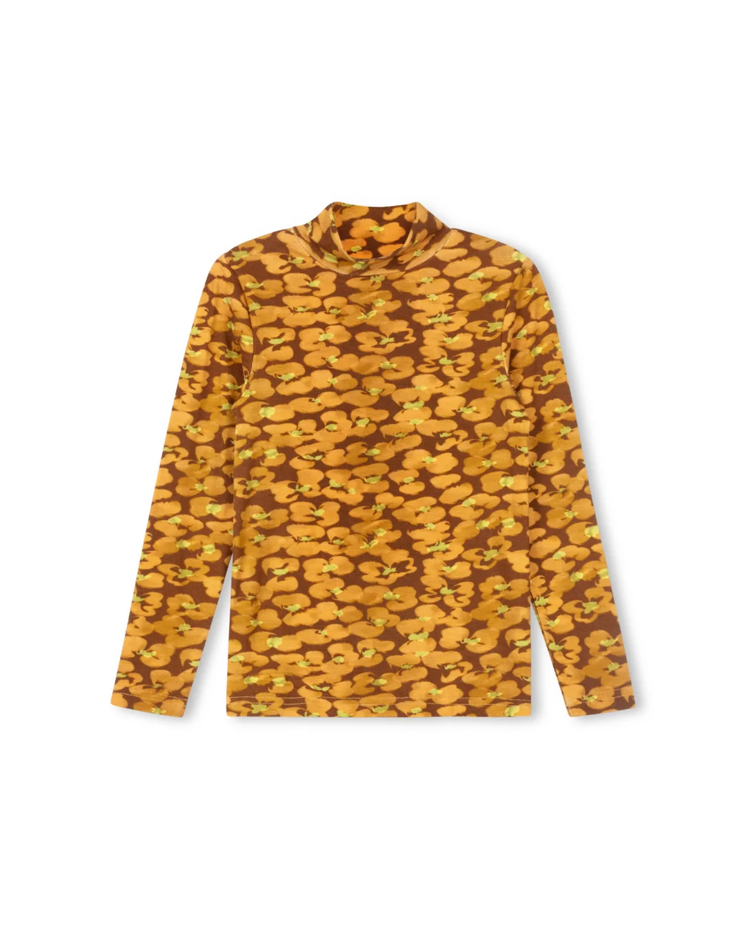 Stretch Floral Turtleneck - Image 3