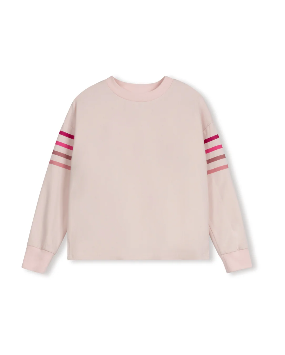 Striped Sleeve Detail T-shirt