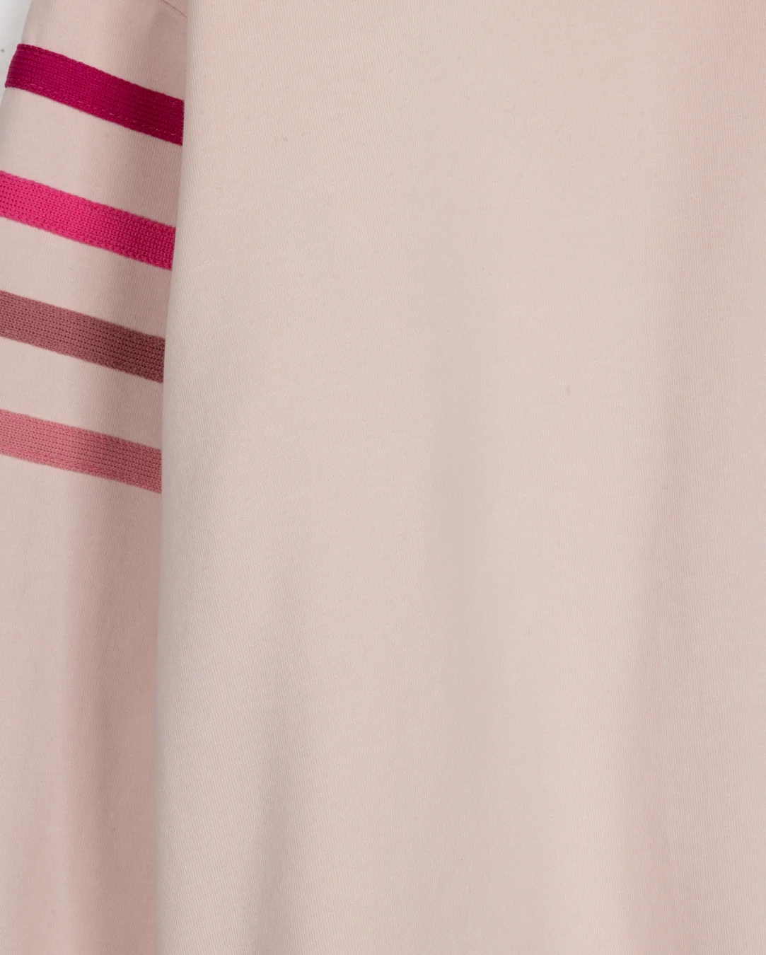 Striped Sleeve Detail T-shirt - Image 2