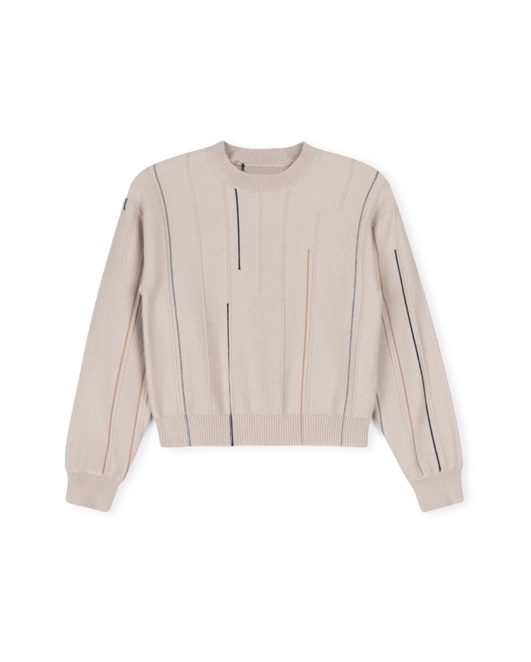 Sub - Colored Line Detail Sweater - Image 2