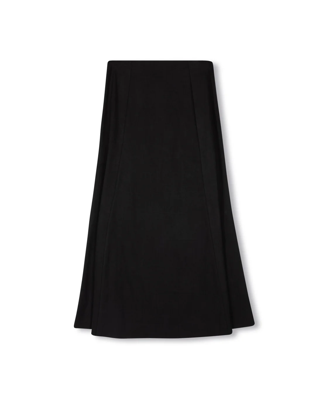 Superior Paneled Suede Maxi Skirt - Image 5