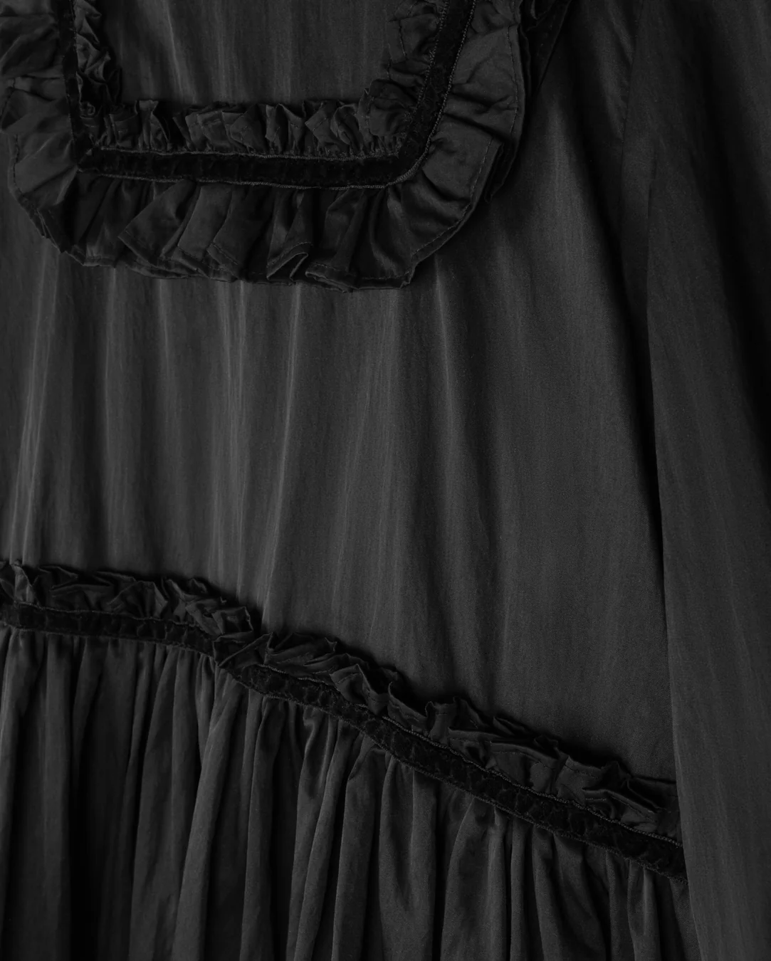 Taffeta Tiered Ankle Gown - Image 4