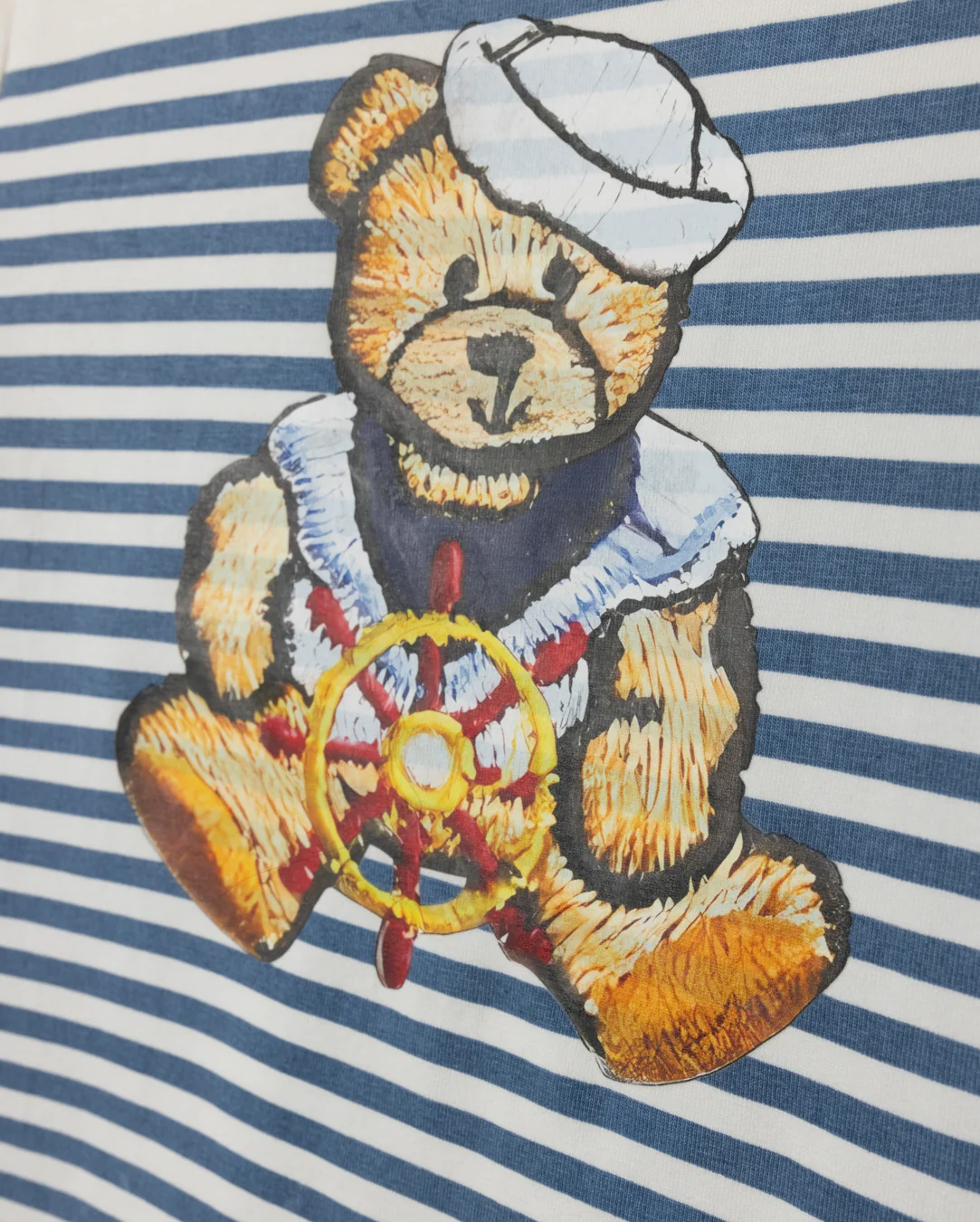 Teddy Bear Half Striped Tee - Image 2