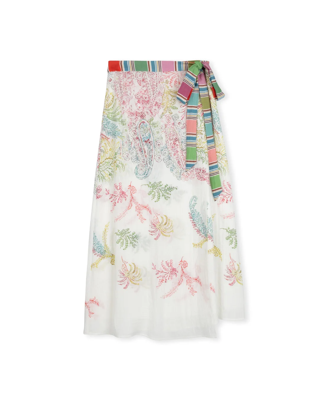 Till Linen Wrap Skirt