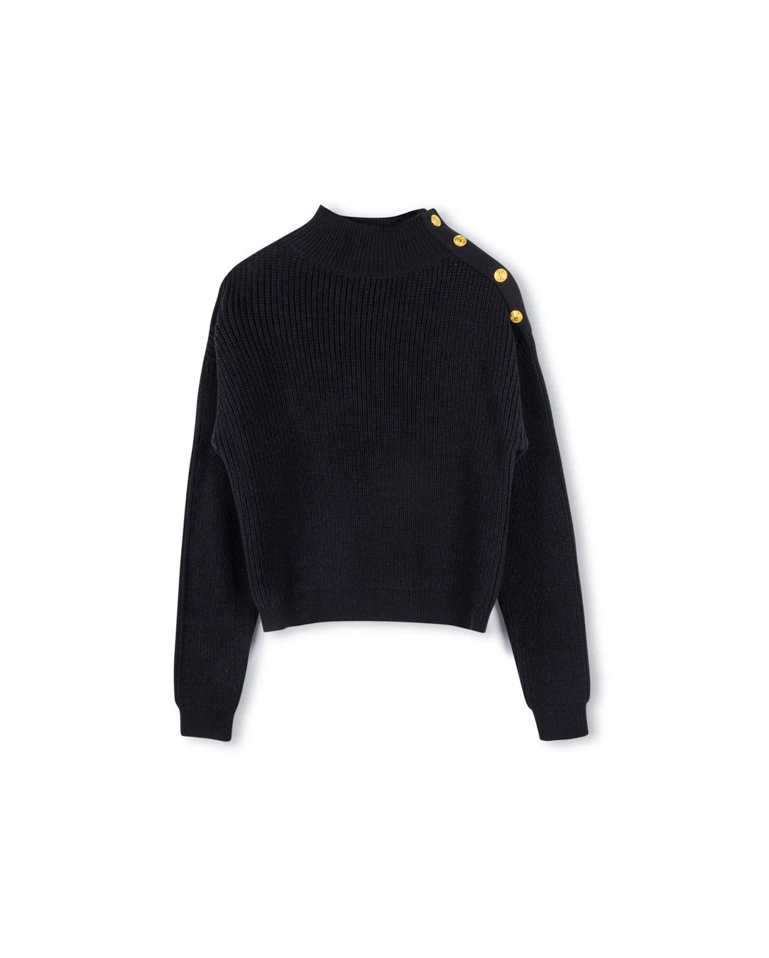 Tri Button Knit Top - Image 3