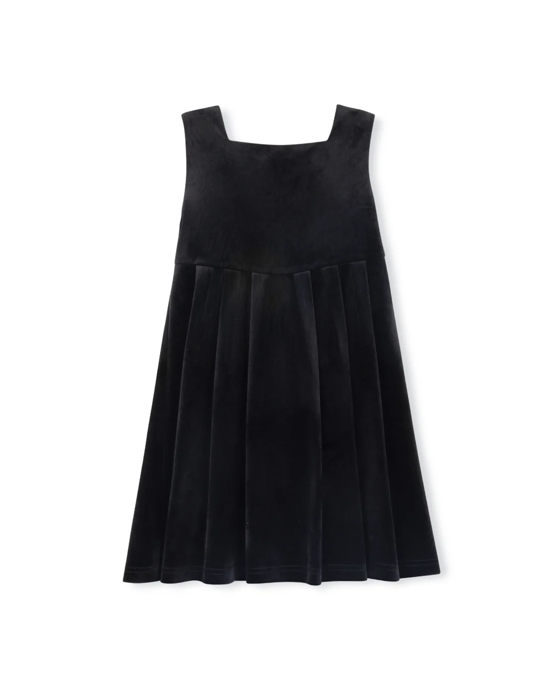Velour V Waist Pleat Jumper