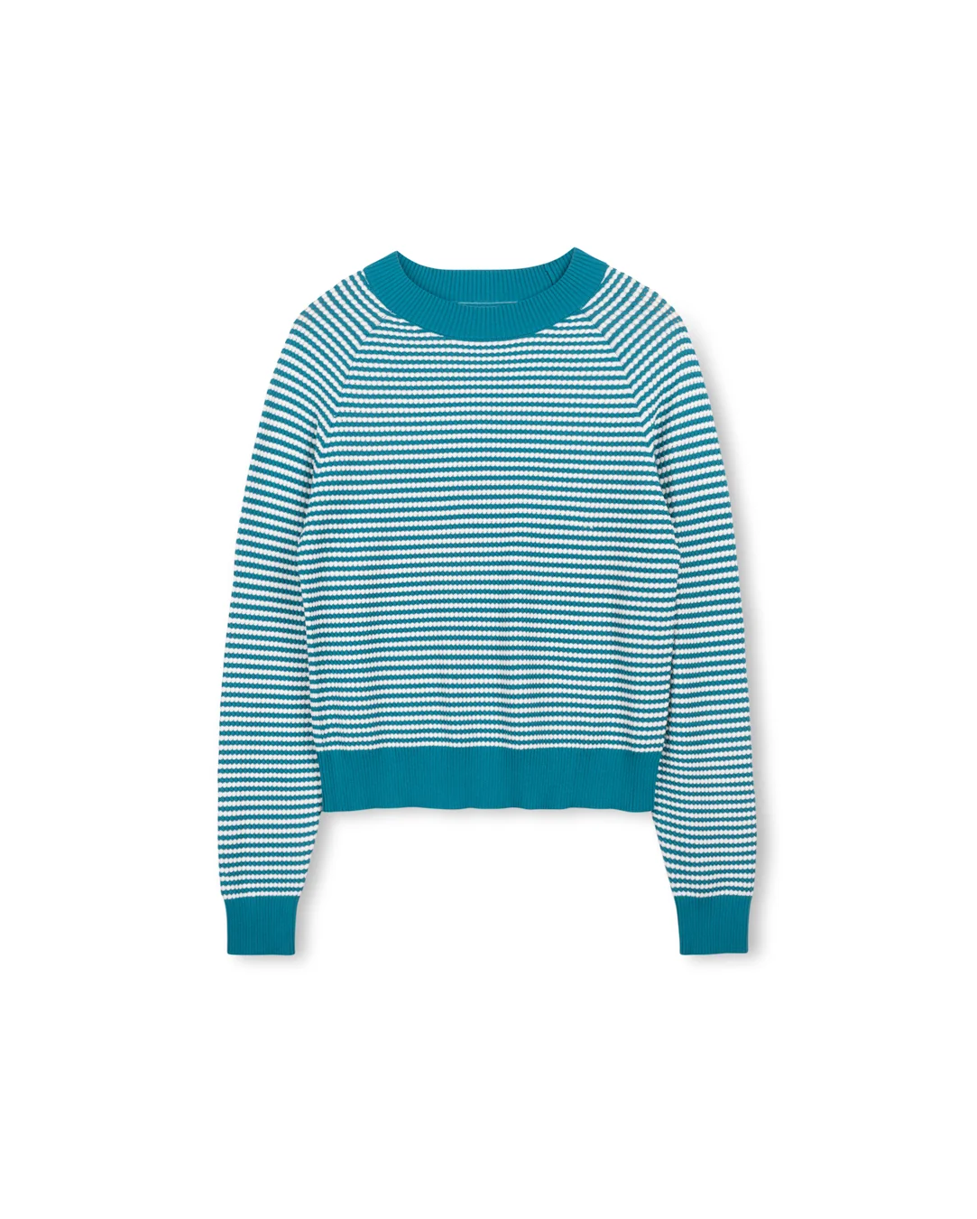 Waffle Knit Stripe Top - Image 3