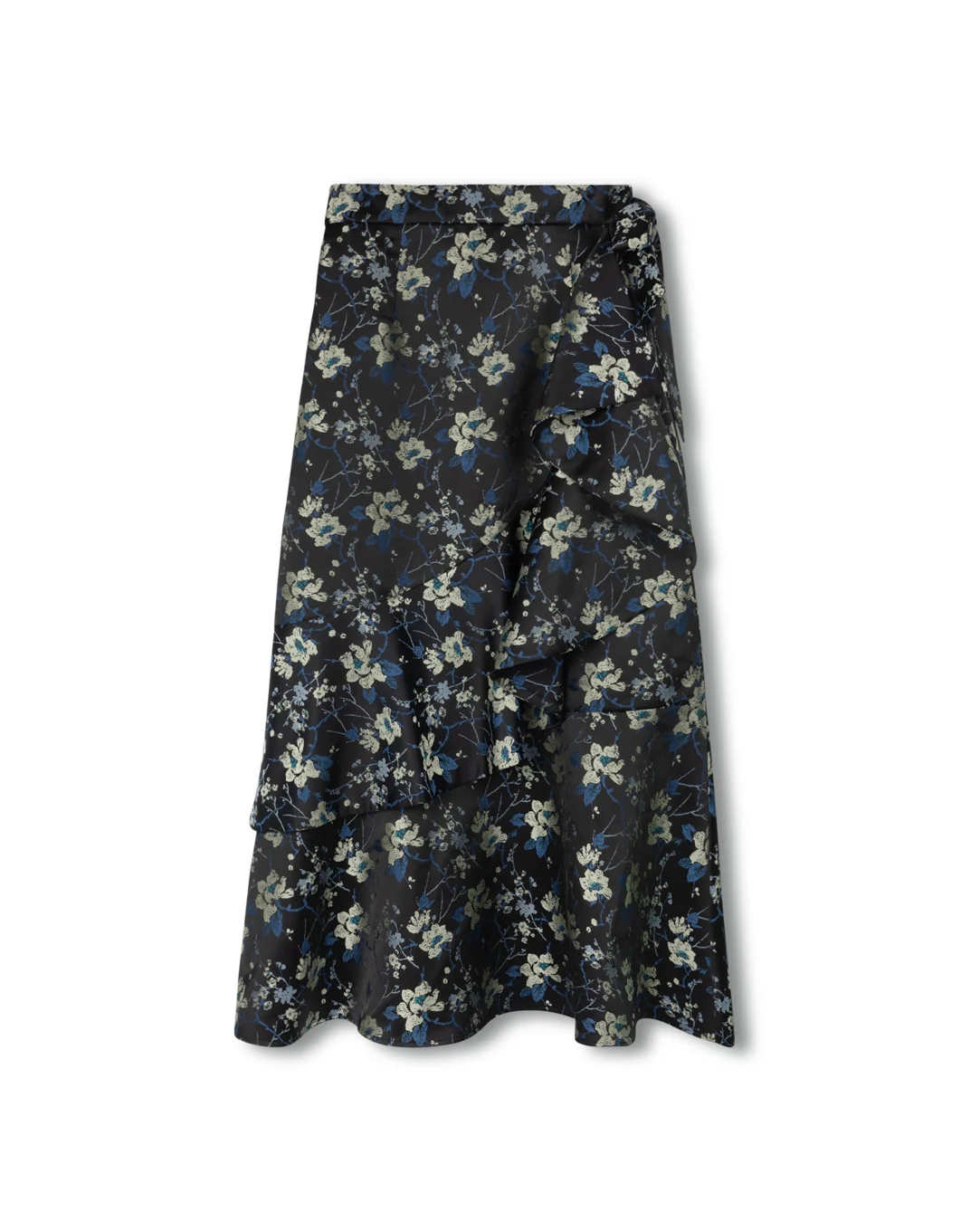 Wrap Frill Tie Skirt