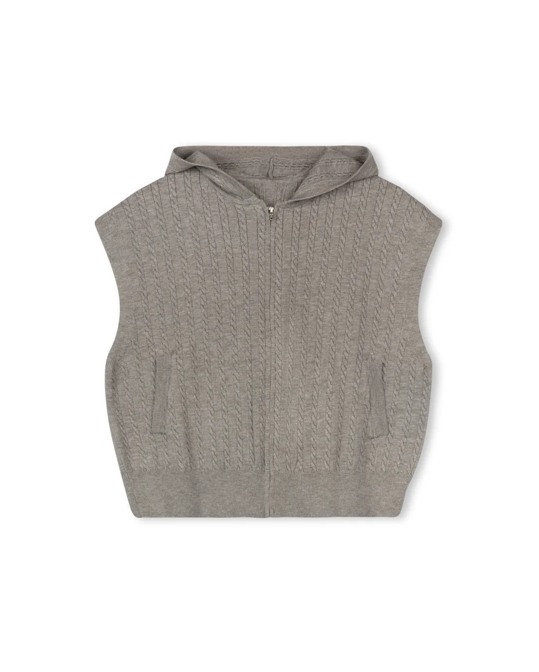 Zip Up Knit Vest